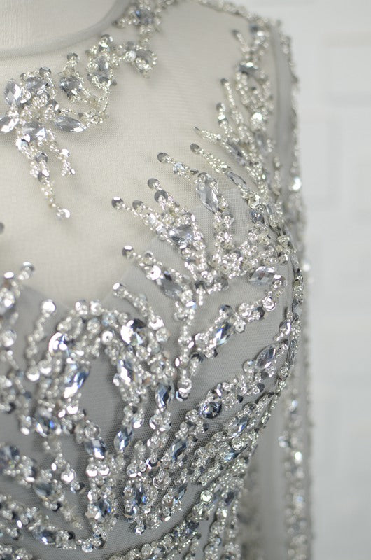 fashion design women luxurious dress long sleeve formal dresses - Image 4