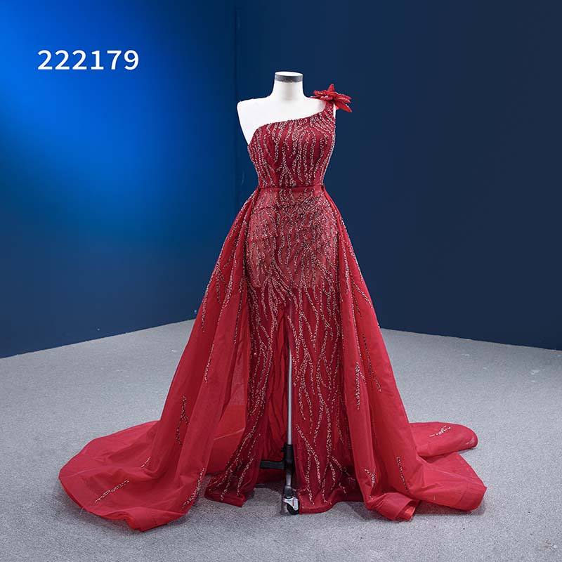 High Quality Women Luxury Gown Sling Pleated Long Formal Evening Dress