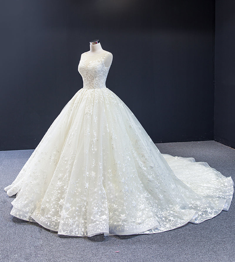 gown wedding applique high quality girls bridal dresses wedding dress