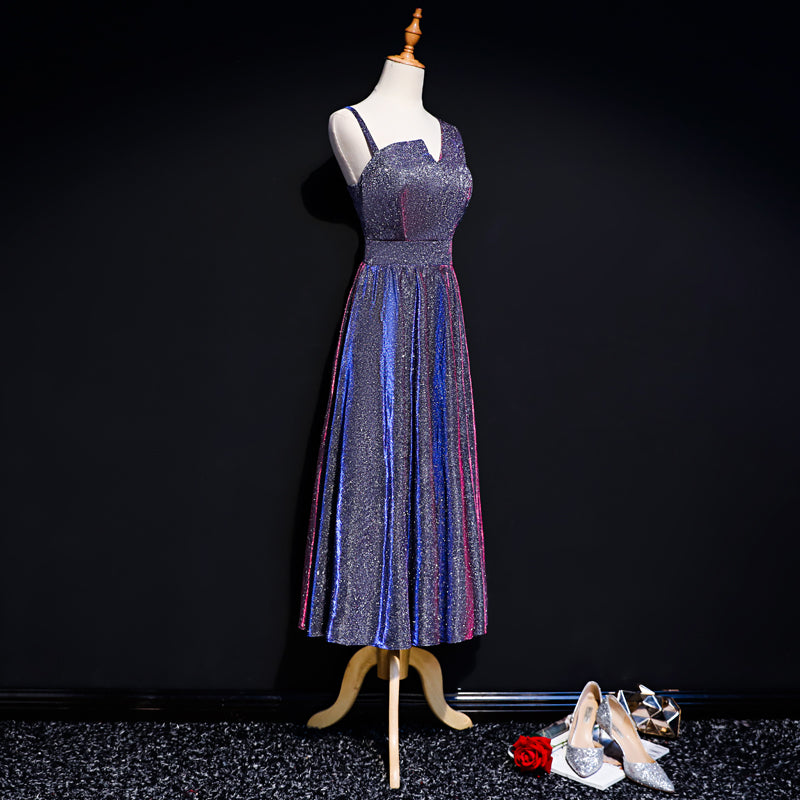 star blue simple and gorgeous princess sheath prom dress evening - Image 3