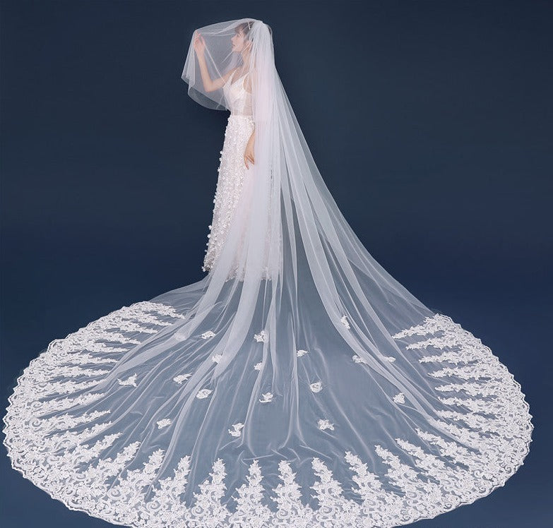 wedding bridal Luxurious veil