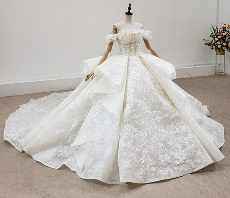 Off Shoulder Appliques Wedding Gown Designs Gown Wedding Dresses