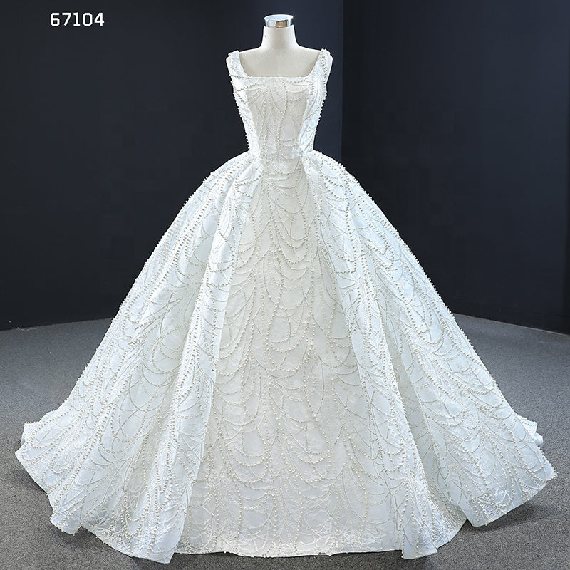 Square Collar Sleeveless Lace Applique Sequins Pearls Lace Up Back Women Dresses