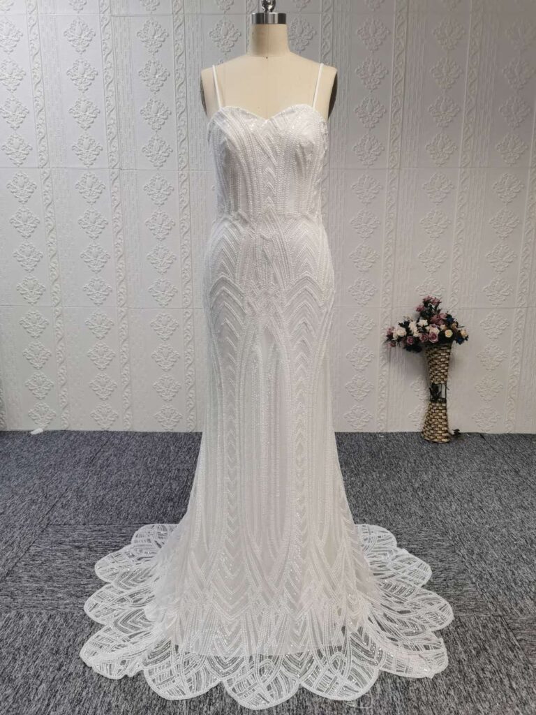 Lace Simple Robe De Marriage Girls Bridal Dresses Wedding Dress Long