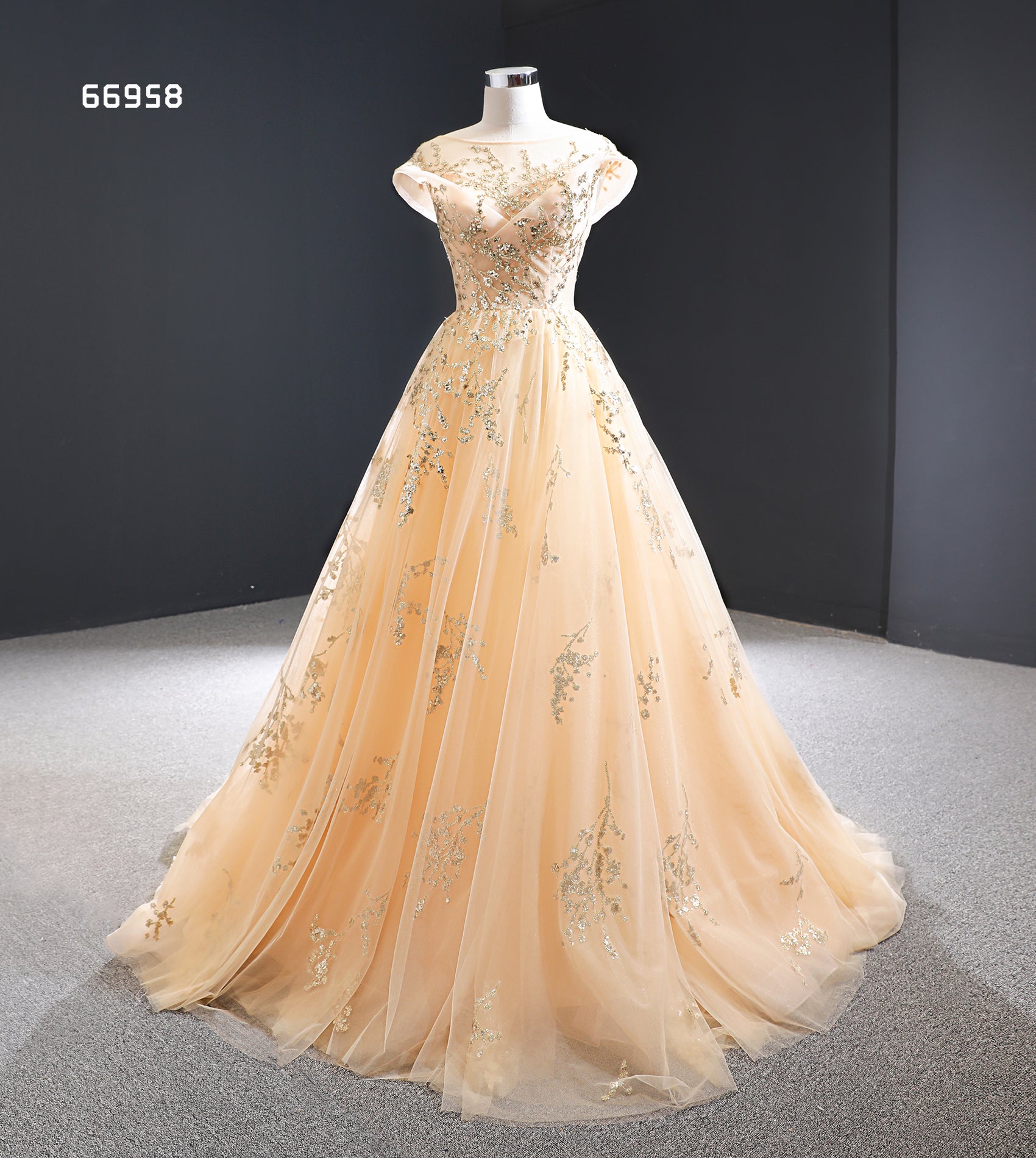 Elegant Sequined Gowns For Women Evening Dresses