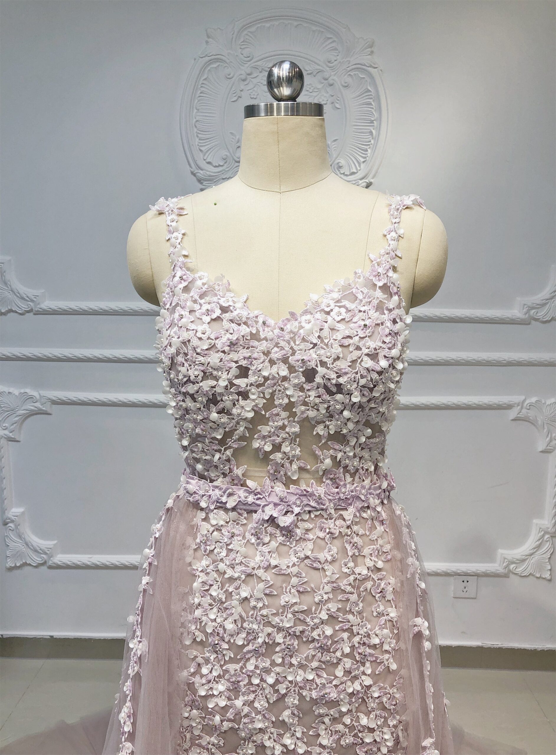 Women'S Summer Dresses Sling Mesh Lace Floral Ladies Prom Dresses - Image 7