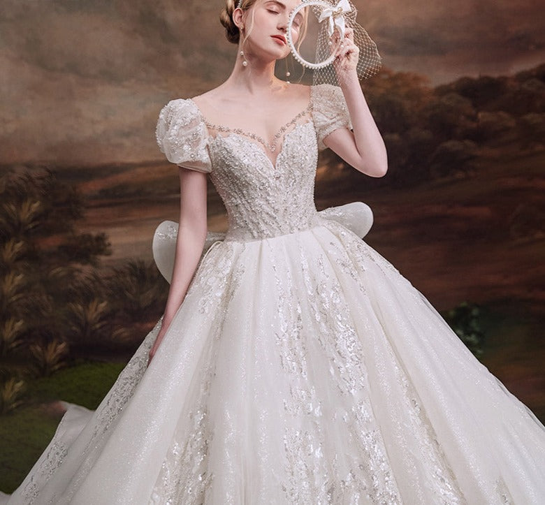 Princess Women Fashion New Design Formal Bridal Gowns Dress Wedding - Image 4