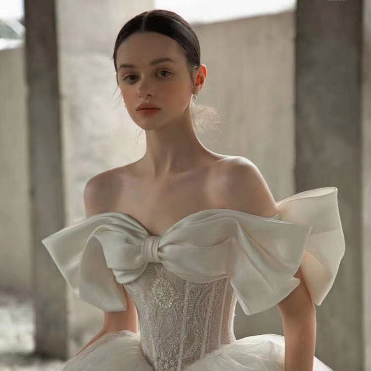 Luxury Crystal Off Shoulder Bridal Sweetheart wedding Gowns Dress - Image 5