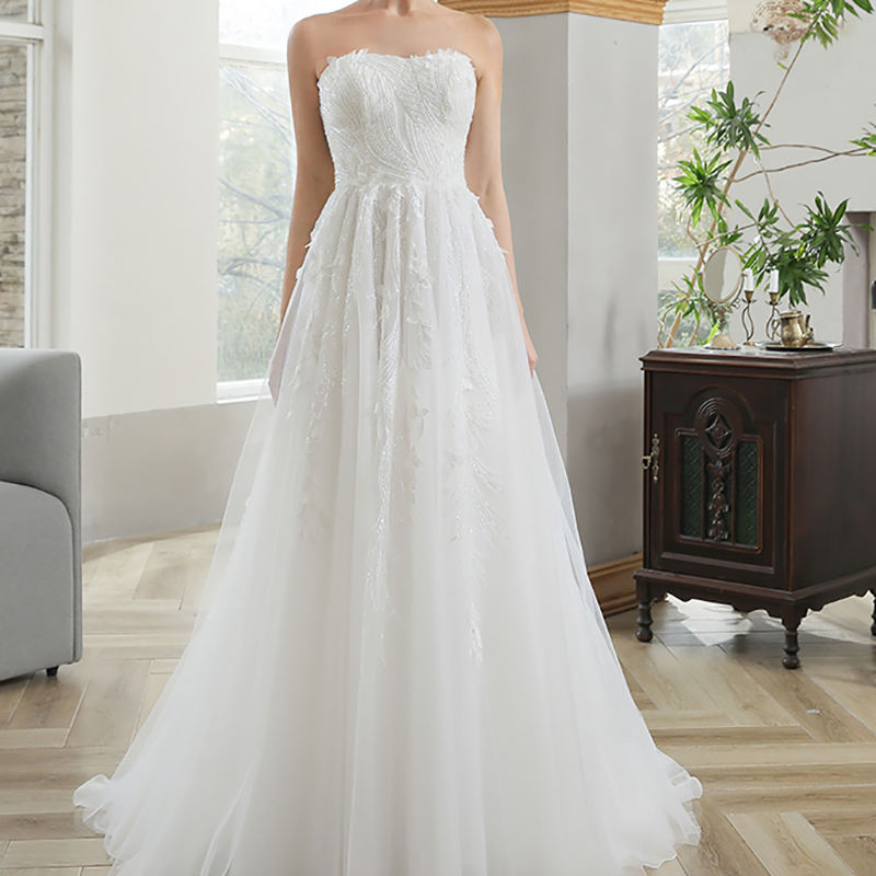 New Arrival Fashion Elegant Lace High Quality Wedding Dresses