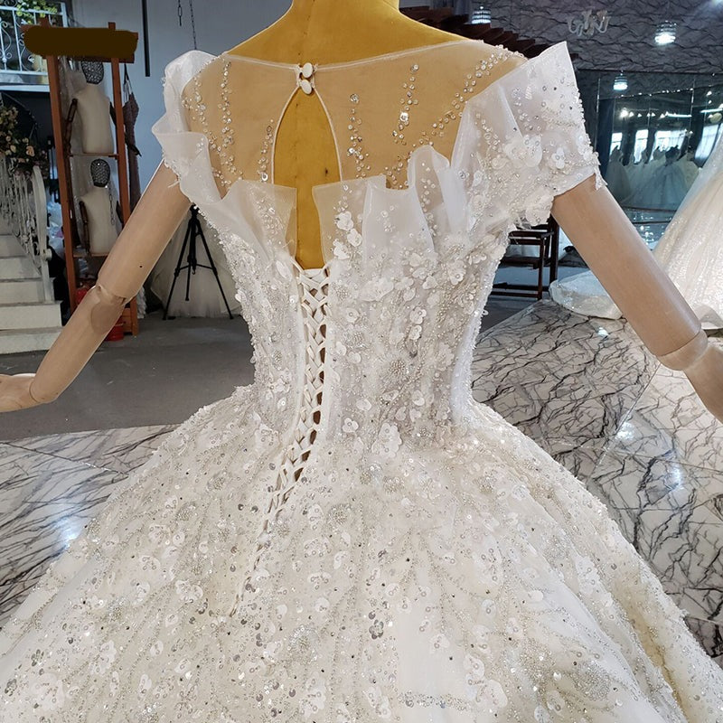 Heavy Beading Sequin Luxury Women Elegant Dresses For Weddings - Image 7