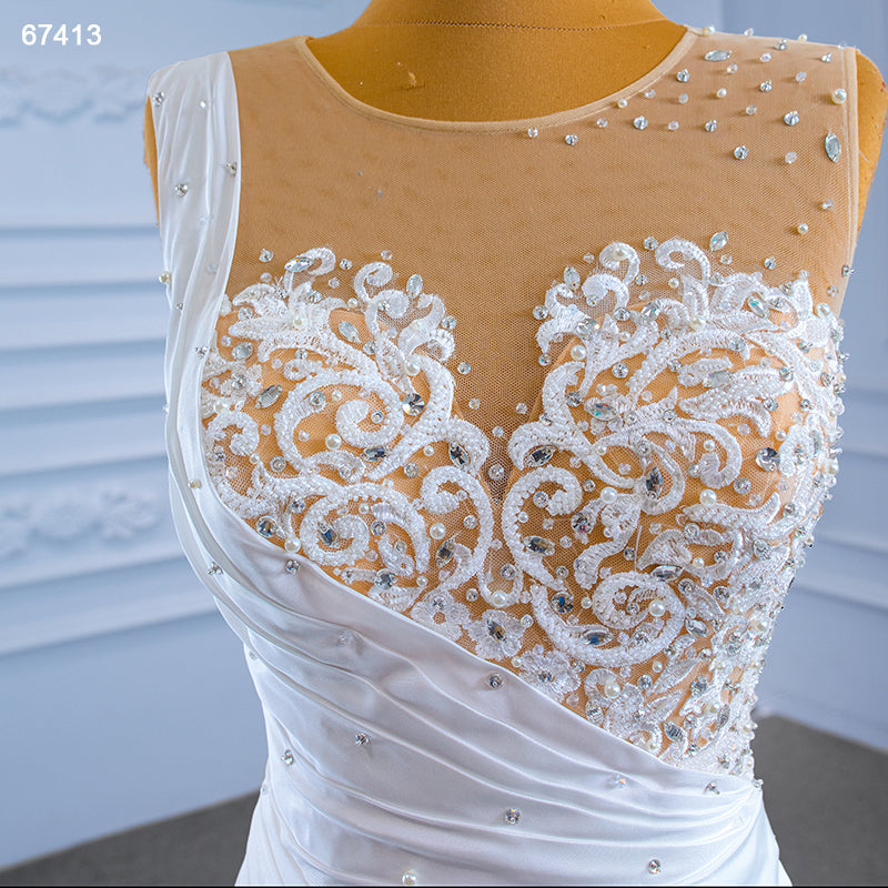 Luxurious Sweetheart Mermaid Bridal Gowns Wedding Dress - Image 6