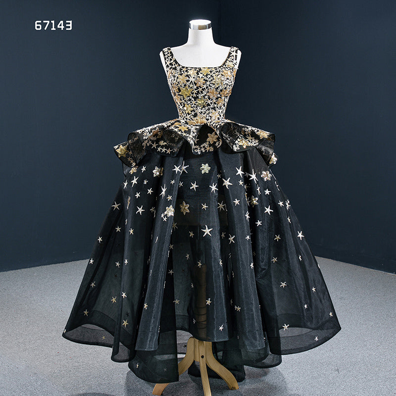Sequin Black Elegant Short Dresses Women Party Evening