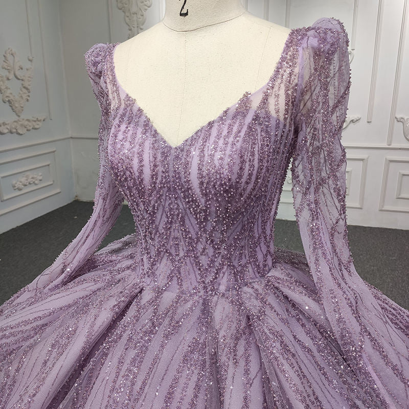 Elegant Evening Dress Long Sleeve Party Sexy Dress