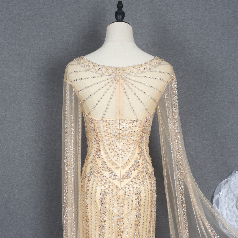 Fashion Design Long Sleeve Party Gowns For Women Evening Dress - Image 7