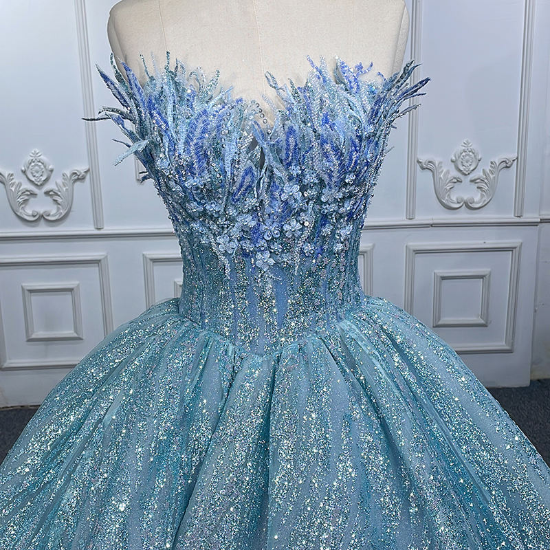 Exquisite Detachable Off Shoulder Sequins Beaded Party Gowns For Evening Dress