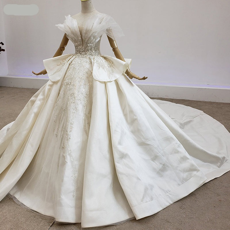 Satin Sweetheart Design New Arrival Wedding Dress Bridal Gown