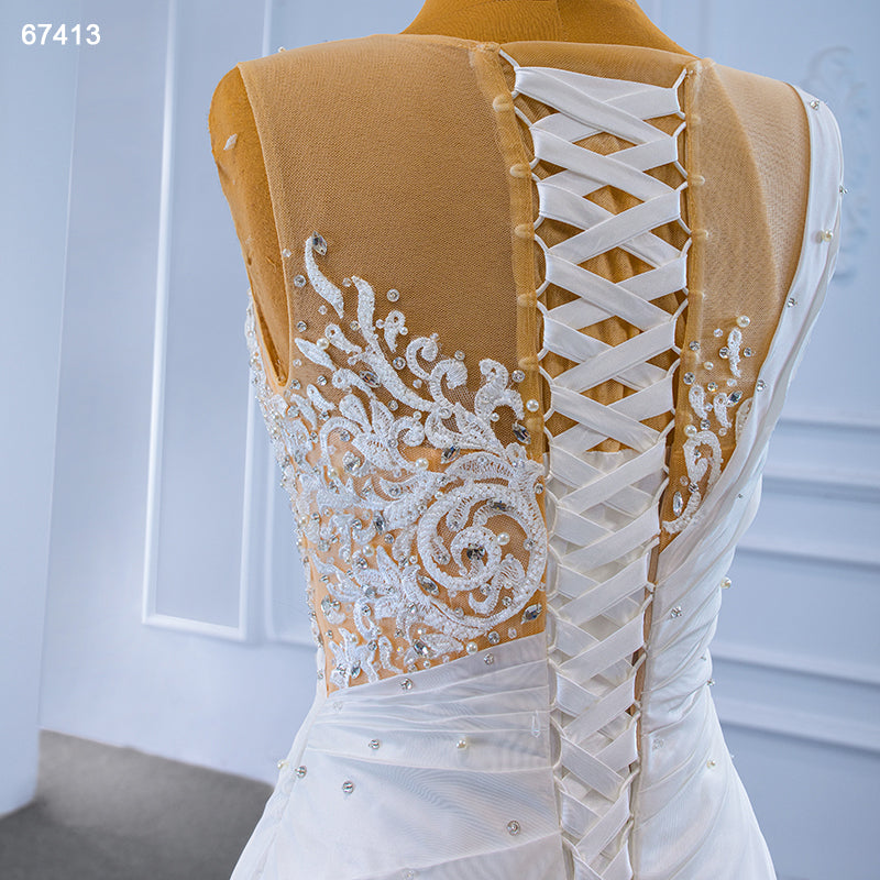 Luxurious Sweetheart Mermaid Bridal Gowns Wedding Dress - Image 7
