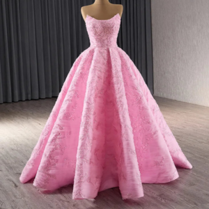Pink Lace Sleeveless Sexy Evening Dresses 2024 Sequined Crystal A-Line Party Gowns