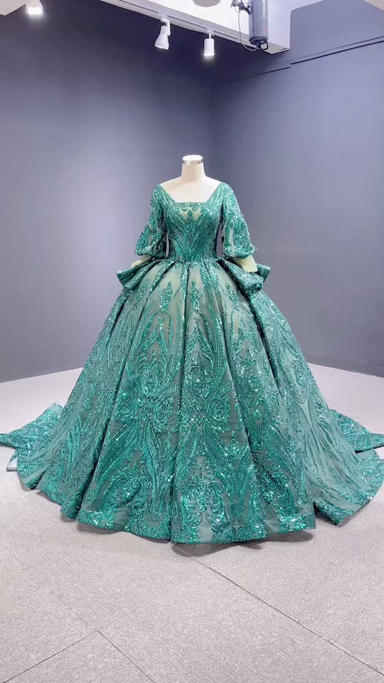 Elegant Sequined Long Sleeve Party Evening Dresses Women - Image 2