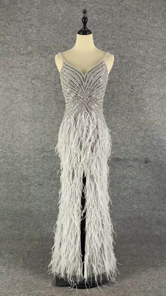New Luxury Lace Evening Dress Sleeveless Prom Dresses Party Gowns