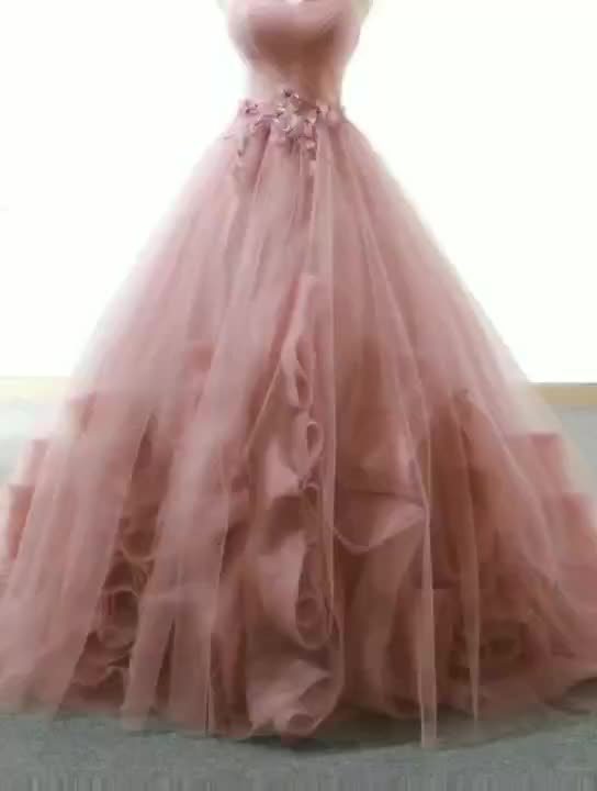 sweetheart ruffle pink lace dress patterns designer evening gowns dresses elegant evening party women vestidos fiesta - Image 4