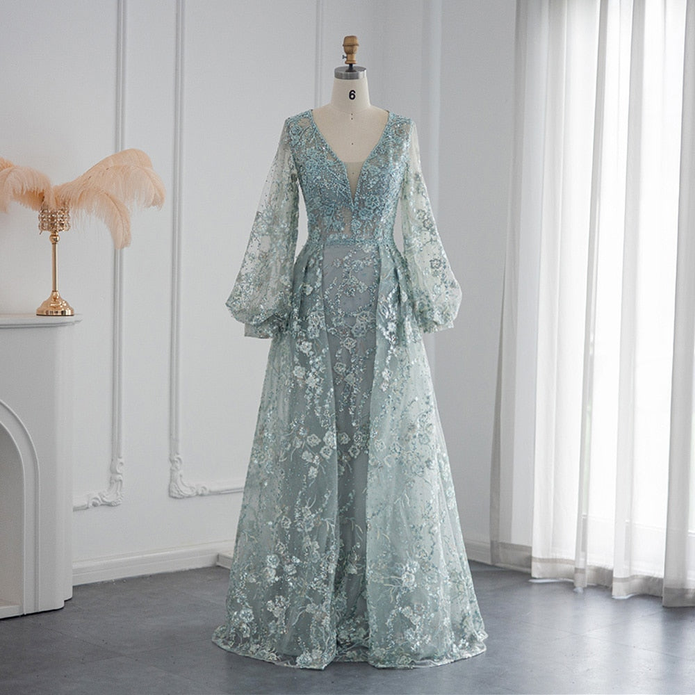 Luxury Crystal Evening Dress for Women Wedding Party Elegant Formal Gowns - Image 4