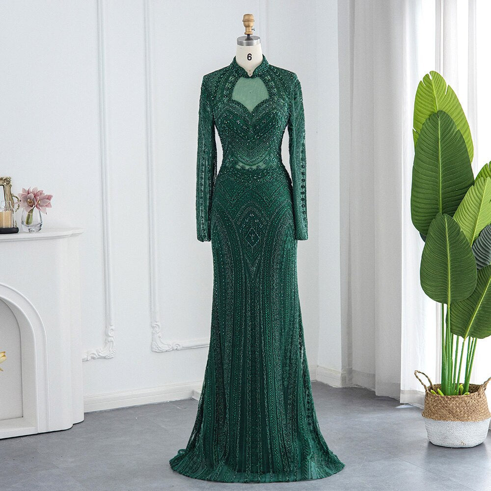 Elegant Mermaid Evening Dresses for Wedding Luxury Formal Gowns