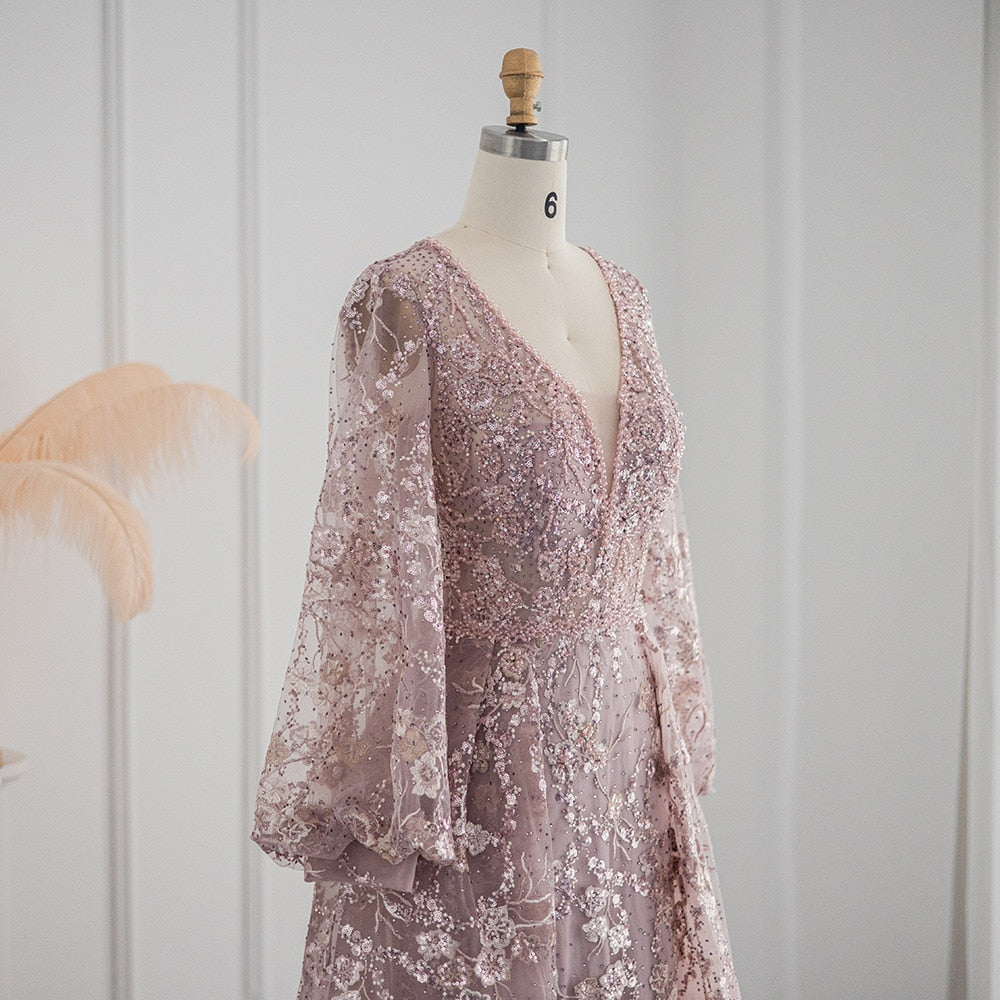 Luxury Crystal Evening Dress for Women Wedding Party Elegant Formal Gowns - Image 16