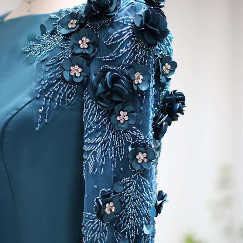 Evening Dress with Detachable Overskirt Luxury Women Wedding Formal Party Gowns - Image 21