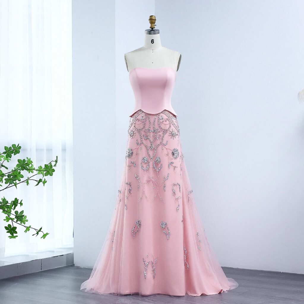 Sage Green Yellow Luxury Evening Dress for Women Wedding Elegant Formal Party Gowns