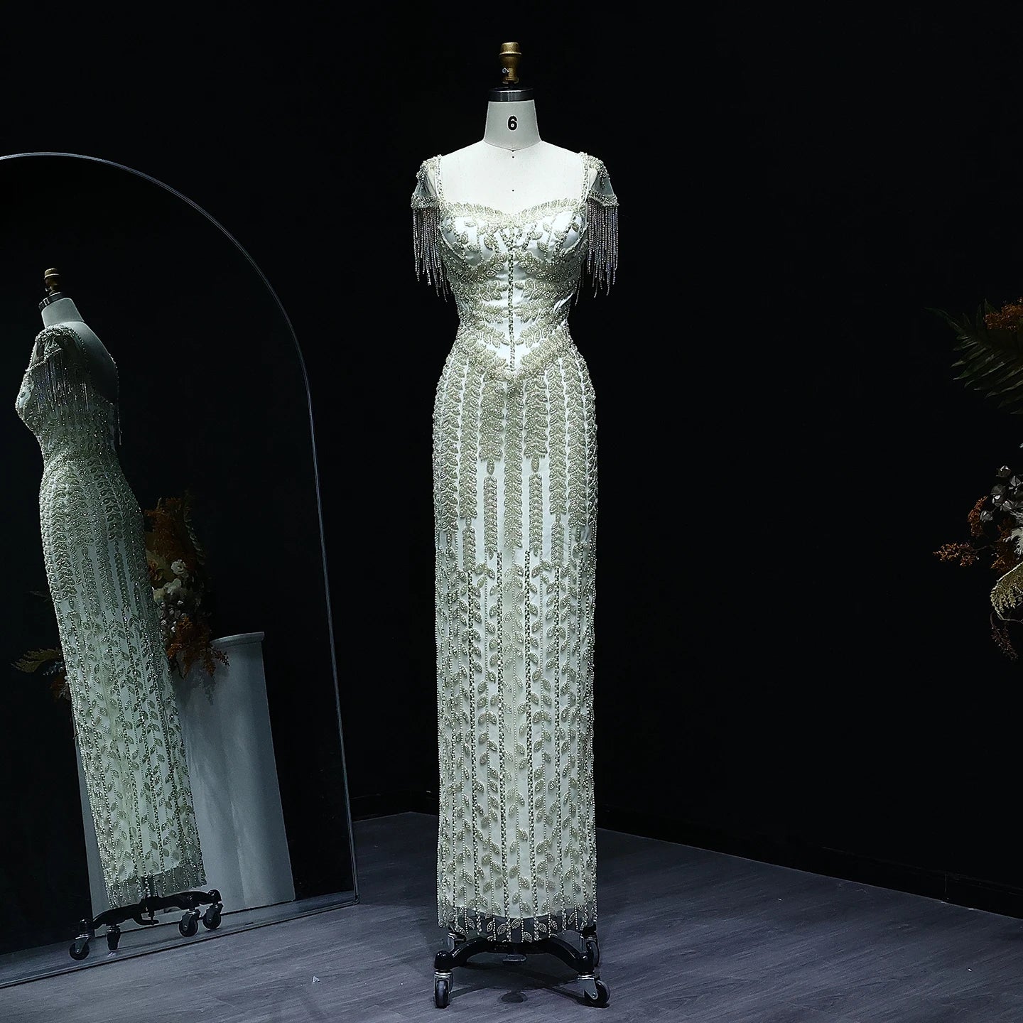Cream Straight Luxury Pink Evening Dress for Women Wedding Elegant Formal Party Gowns - Image 2