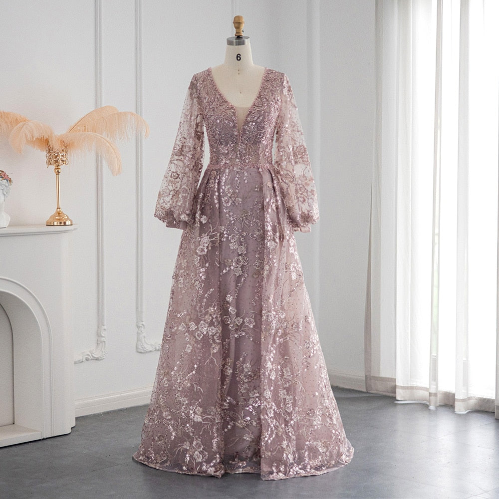 Luxury Crystal Evening Dress for Women Wedding Party Elegant Formal Gowns - Image 14