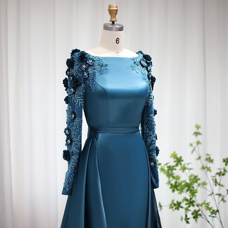 Evening Dress with Detachable Overskirt Luxury Women Wedding Formal Party Gowns - Image 19