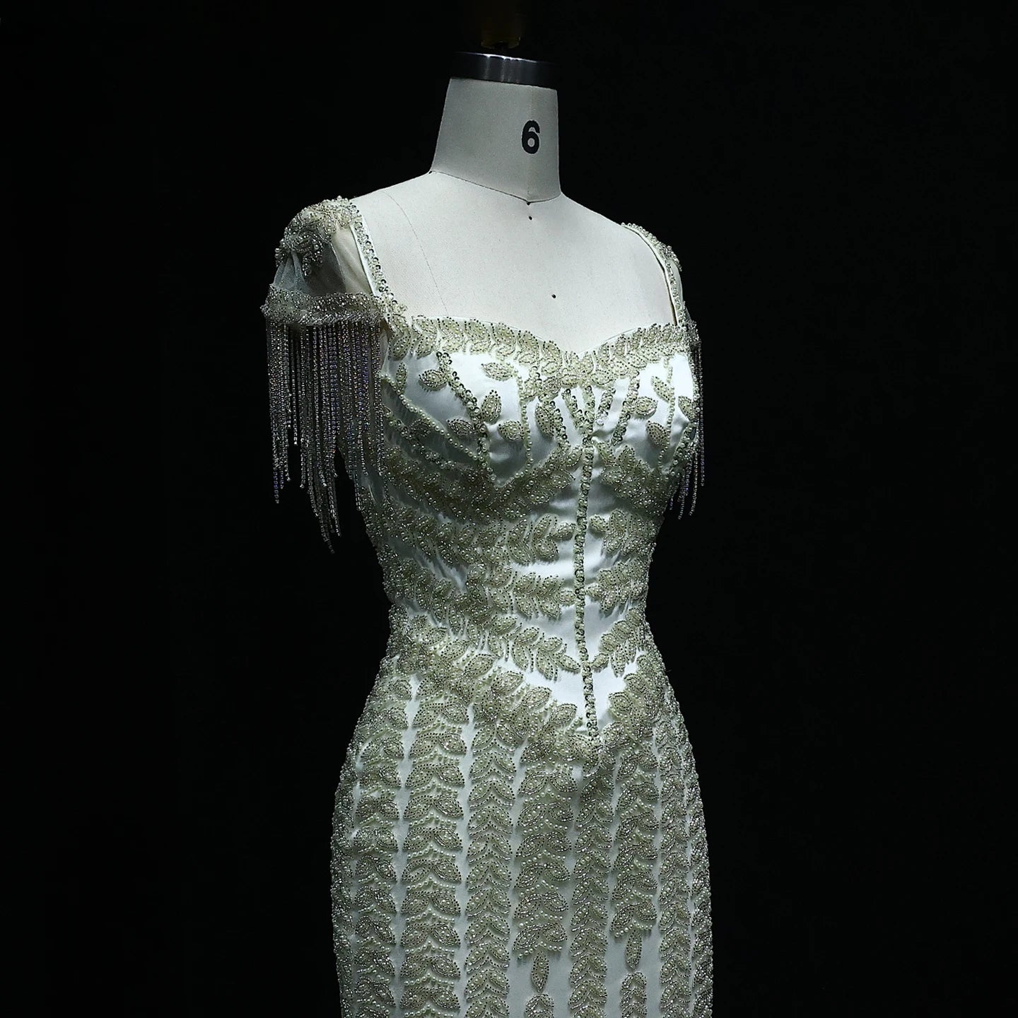 Cream Straight Luxury Pink Evening Dress for Women Wedding Elegant Formal Party Gowns - Image 5
