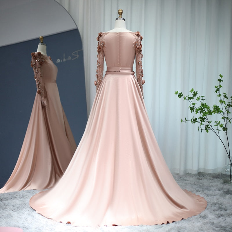 Evening Dress with Detachable Overskirt Luxury Women Wedding Formal Party Gowns - Image 12