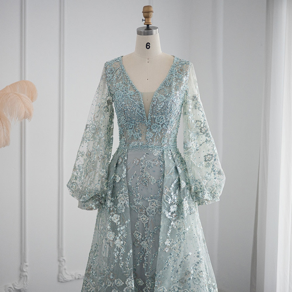 Luxury Crystal Evening Dress for Women Wedding Party Elegant Formal Gowns - Image 5