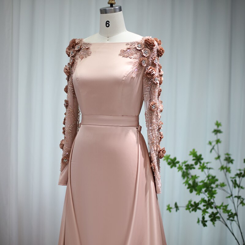 Evening Dress with Detachable Overskirt Luxury Women Wedding Formal Party Gowns - Image 10