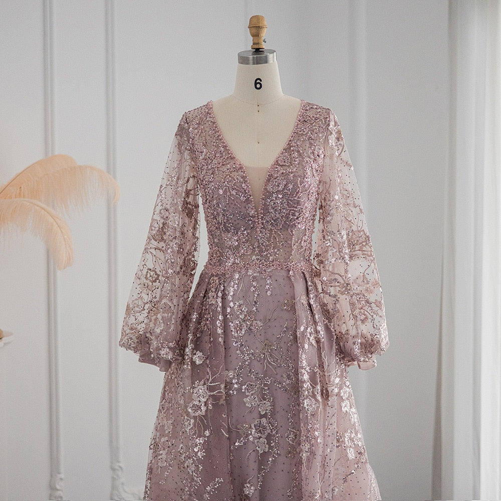 Luxury Crystal Evening Dress for Women Wedding Party Elegant Formal Gowns - Image 15