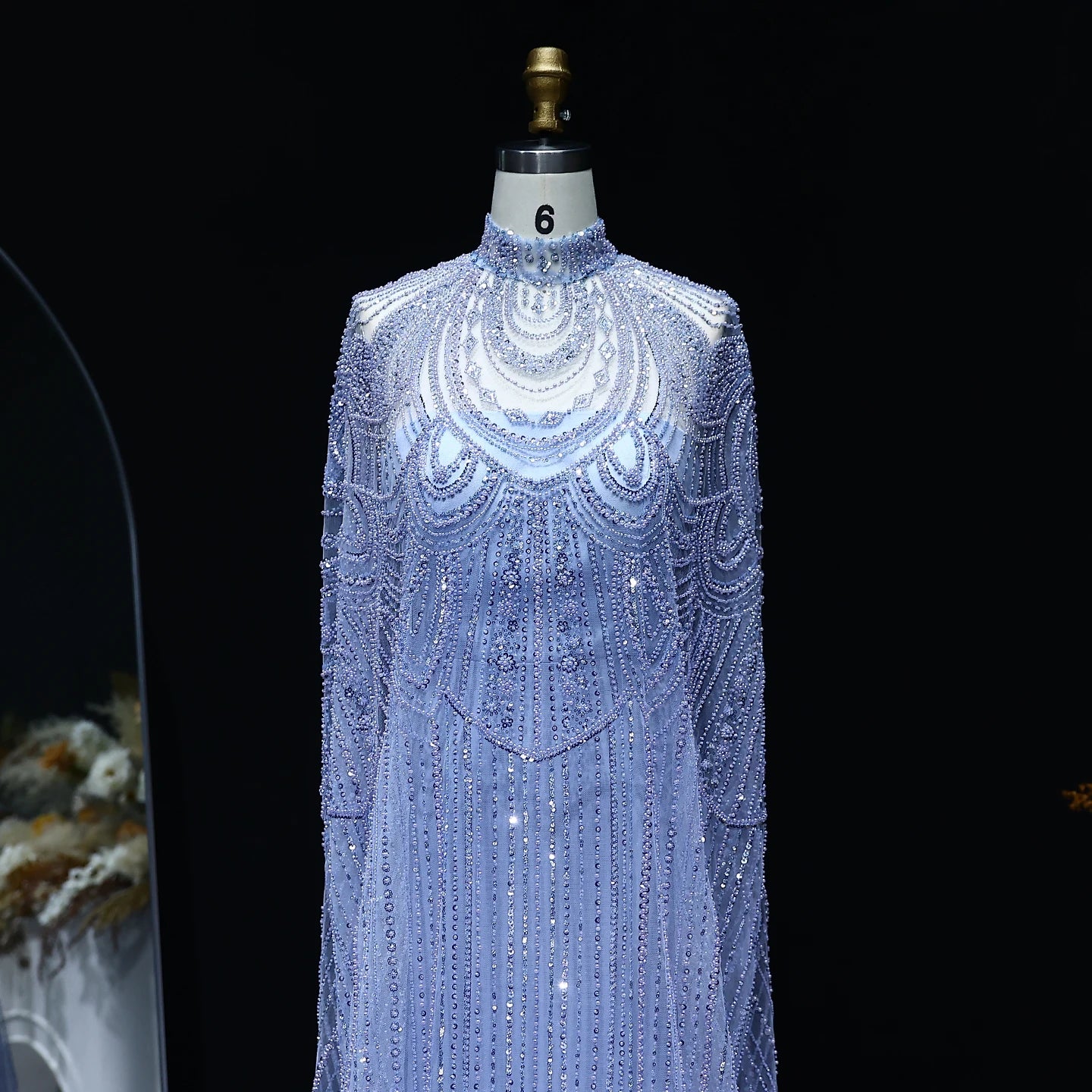 Luxury Caftan Nude Evening Dress for Women Wedding Elegant Kaftan Formal Party Gowns - Image 11