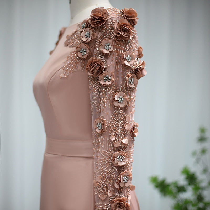 Evening Dress with Detachable Overskirt Luxury Women Wedding Formal Party Gowns - Image 11