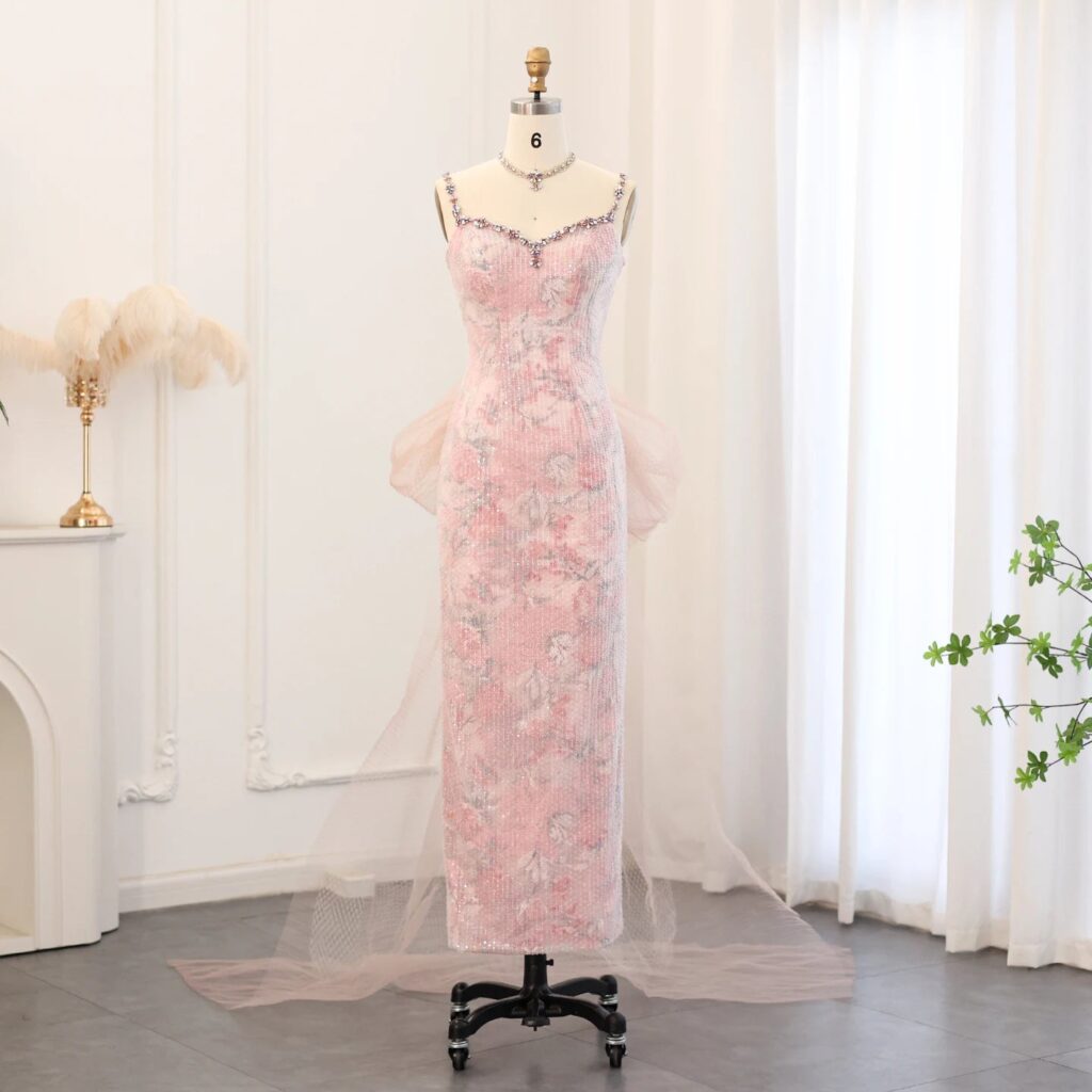 Elegant Burgundy Velvet Mermaid Evening Dresses Luxury Crystal Long Arabic Women Wedding Party Gowns