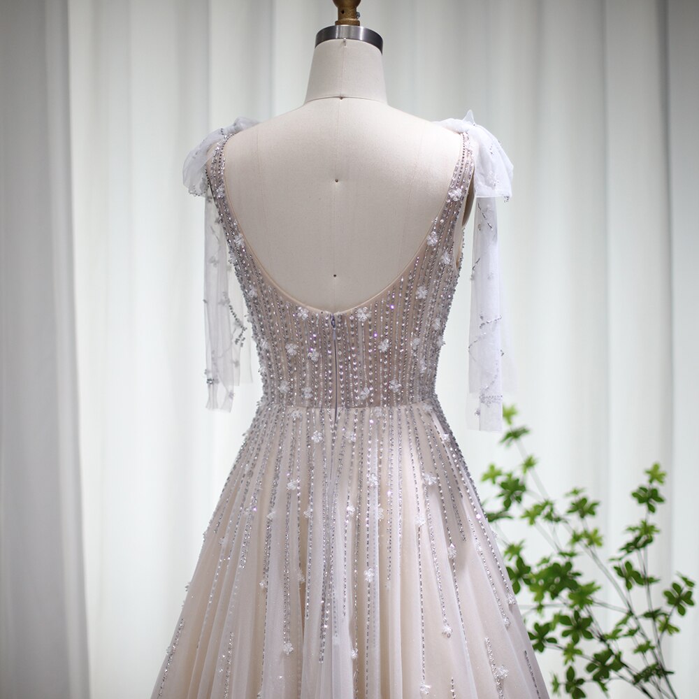 Evening Dresses Luxury Crystal Elegant Formal Dress for Women Wedding Party Gowns - Image 5