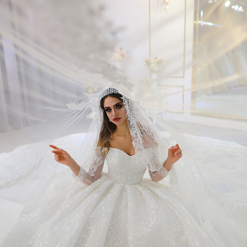 Wedding Dress Bridal 2022 Boho Wedding Lace Off Shoulder Bridal Dress - Image 5